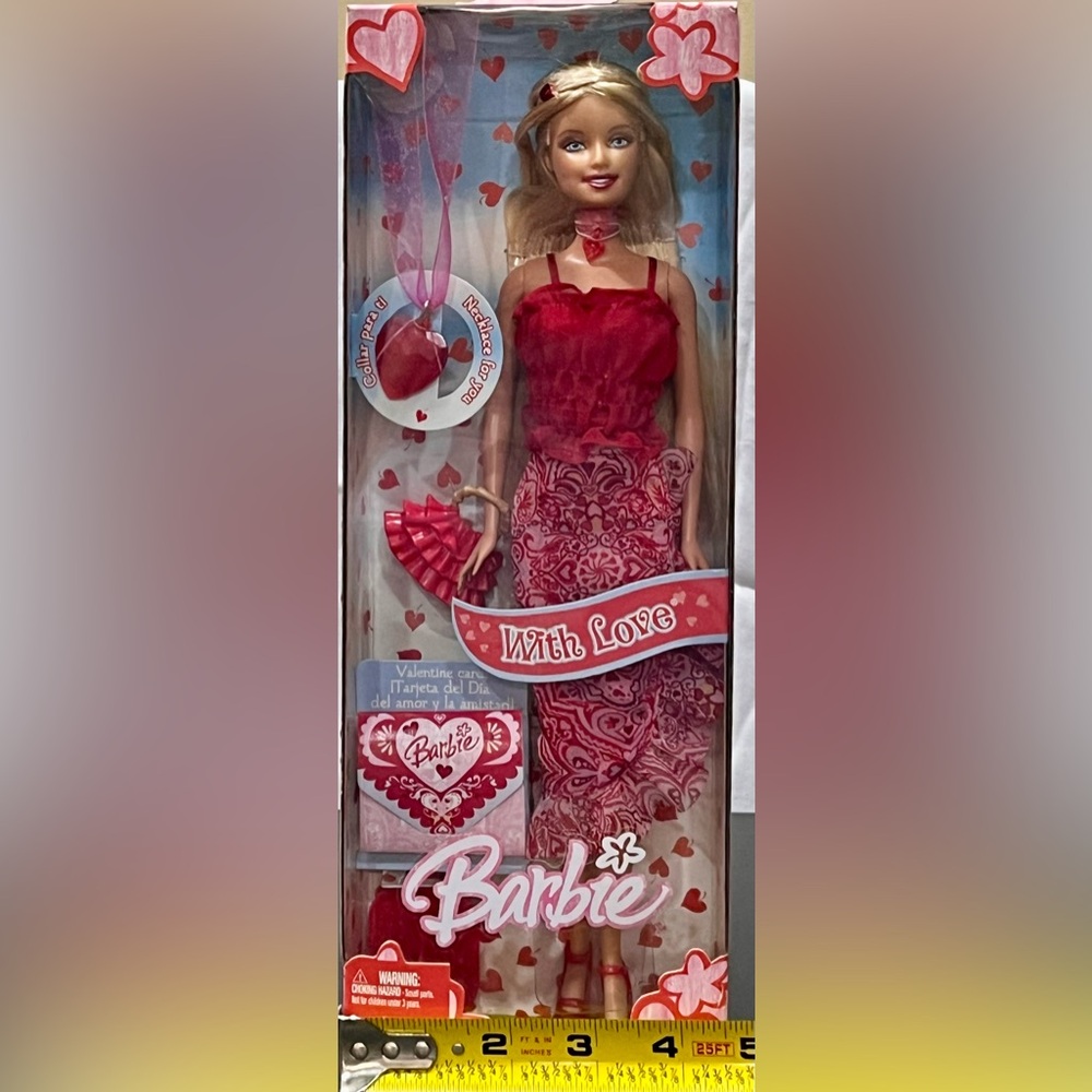 💌❤️ Valentine’s Charm – With Love Barbie (2003, New in Box!) ❤️💌